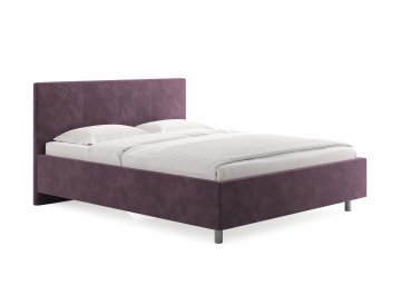 Двуспальная кровать Prato лаванда микровелюр
