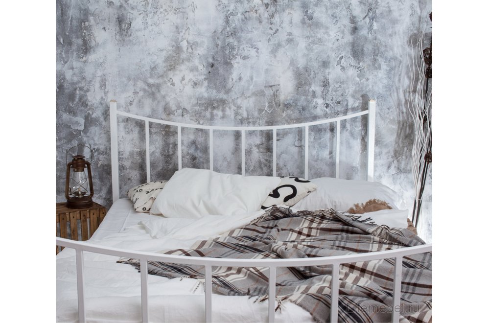 Двуспальная кровать Ринальди 180х200 см белая