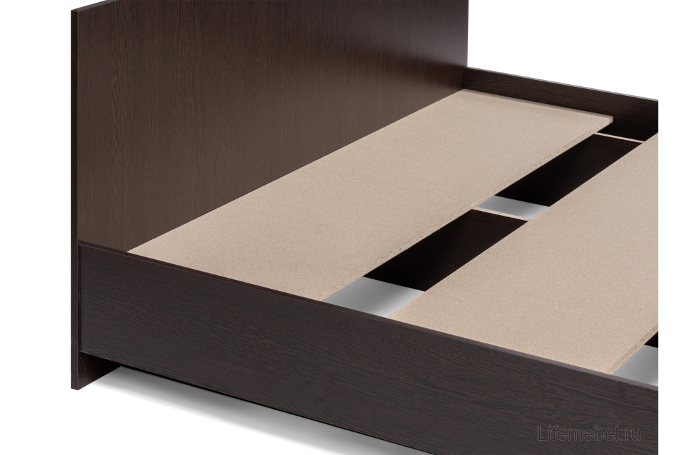 Двуспальная кровать Адайн 160х200 венге / венге