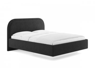 Двуспальная кровать Sandra графитовый кашемир
