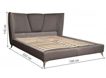 Двуспальная кровать Siena