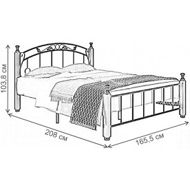 Двуспальная кровать Стиц-5