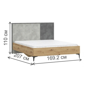 Двуспальная кровать Свифт