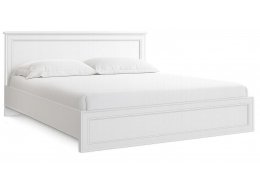 Двуспальная кровать Tiffany 160x200 с ПМ вудлайн кремовый