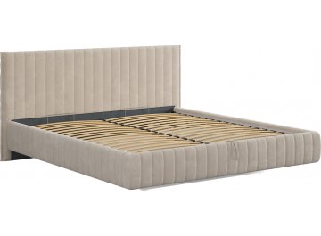 Полутораспальная кровать Твикс крем велюр