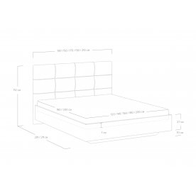 Двуспальная кровать Victoria