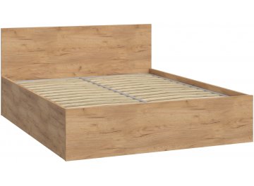 Односпальная кровать Виктория ВИ-22 дуб крафт золотой