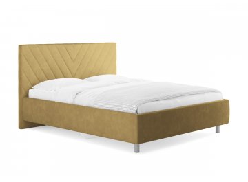 Двуспальная кровать Vivien горчичный эвита