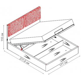 Двуспальная кровать Zaragoza