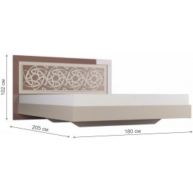 Двуспальная кровать Эллипс