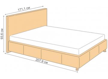 Двуспальная кровать Tiffany