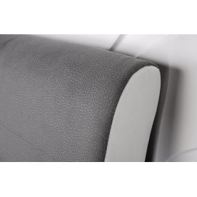 Кровать Zarina 160х200 серо-белая