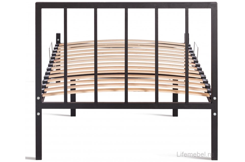 Односпальная кровать Bruno 90х200 черный