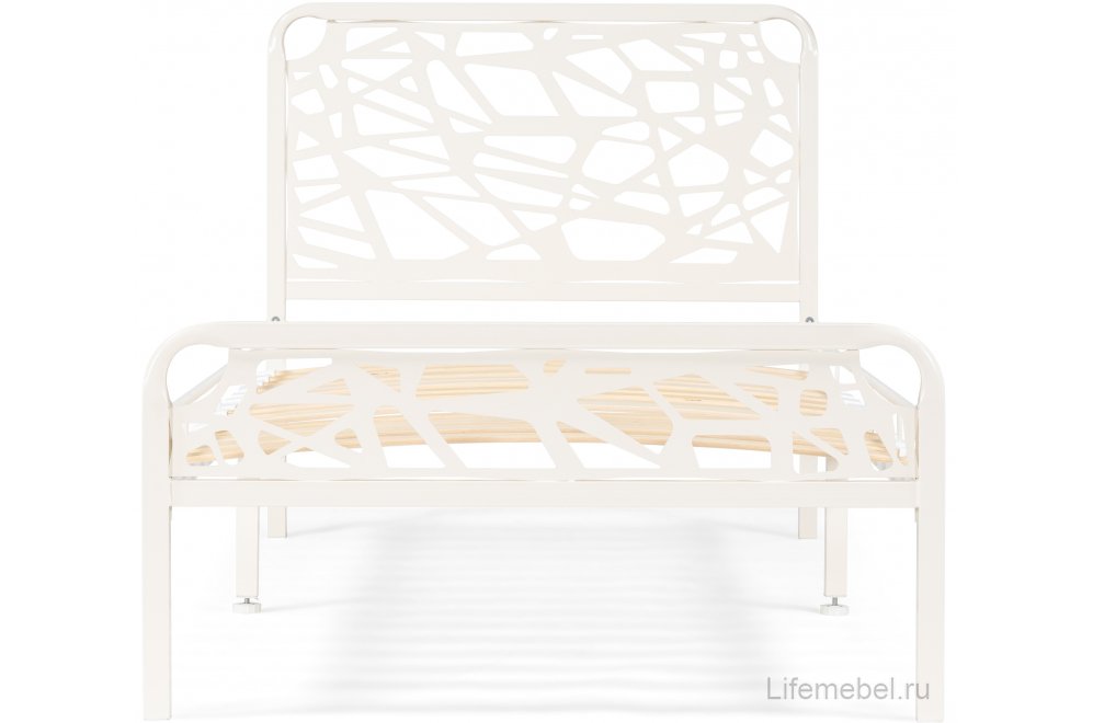 Односпальная кровать Кубо 90х200 белый