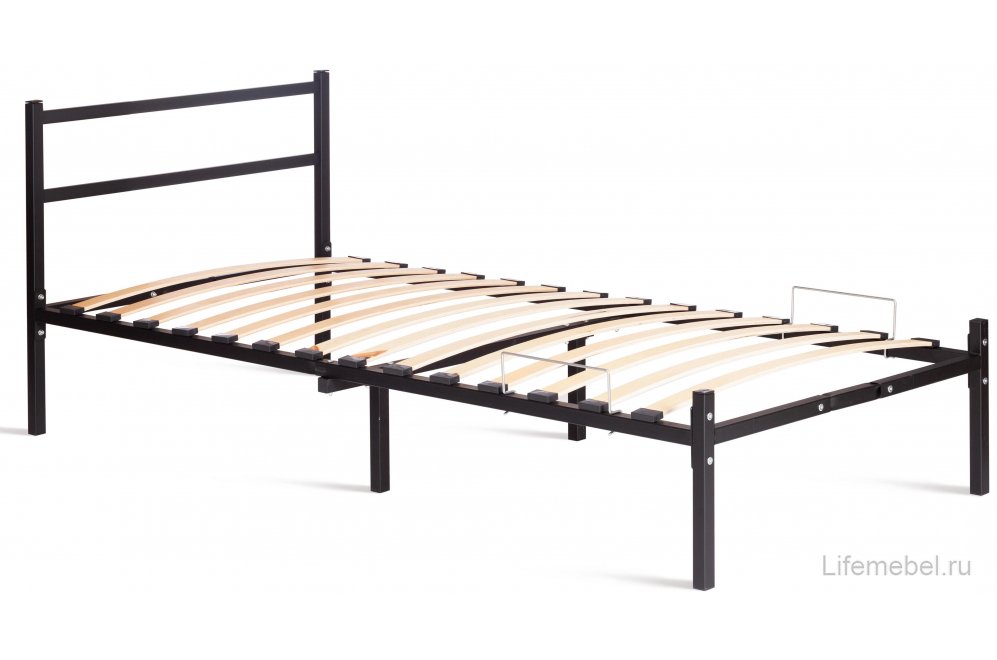 Односпальная кровать Marco 90х200 черный