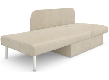 Детская кровать Алиса 80х205 бежевый бархат star velvet 6 light beige