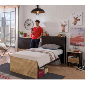 Односпальная кровать Black