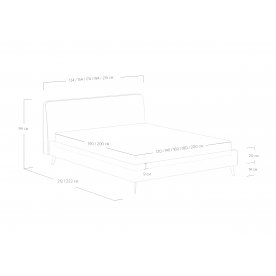 Односпальная кровать Boston