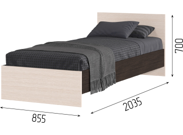 Односпальная кровать Бренди КР 554