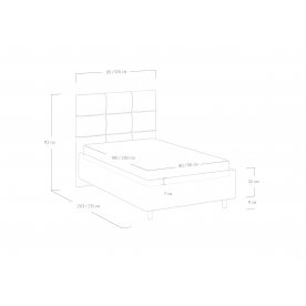 Односпальная кровать Caprice