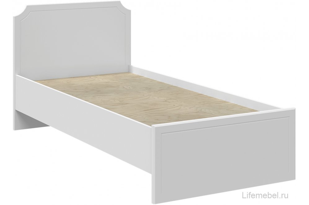 Односпальная кровать ДримСтар ДС-50 90х200 белое дерево