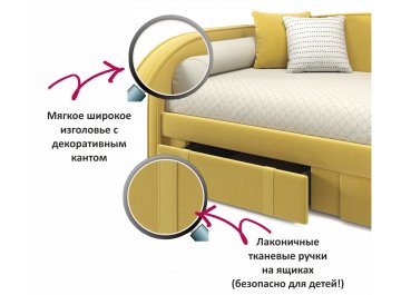 Односпальная кровать Elda