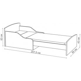 Односпальная кровать Наранта КБЕ