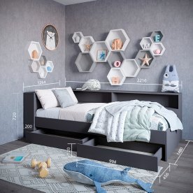 Односпальная кровать Ксения