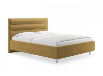Односпальная кровать Linda горчичный эвита