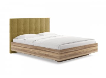 Односпальная кровать Luiza горчичный кашемир