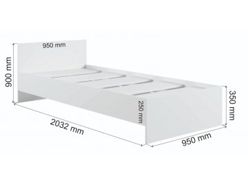 Односпальная кровать Мадера М900