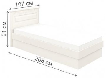 Односпальная кровать Марсель МН