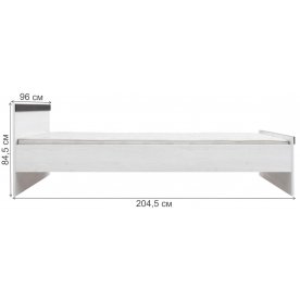 Односпальная кровать Порто LOZ с основанием