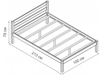 Односпальная кровать Рино