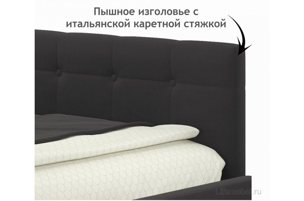 Тахта Bonna 90х200 велюр шоколад