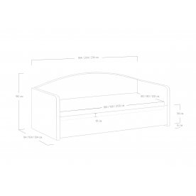 Односпальная кровать Uno