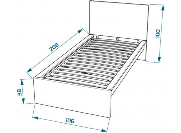 Односпальная кровать Варма Сэнг