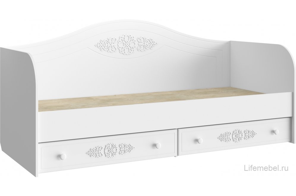 Софа Ассоль АС-10 80х200 белое дерево