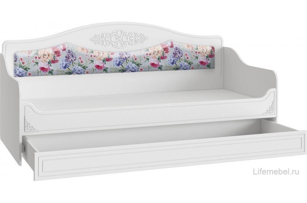 Софа Ассоль АС-47 90х200 белое дерево