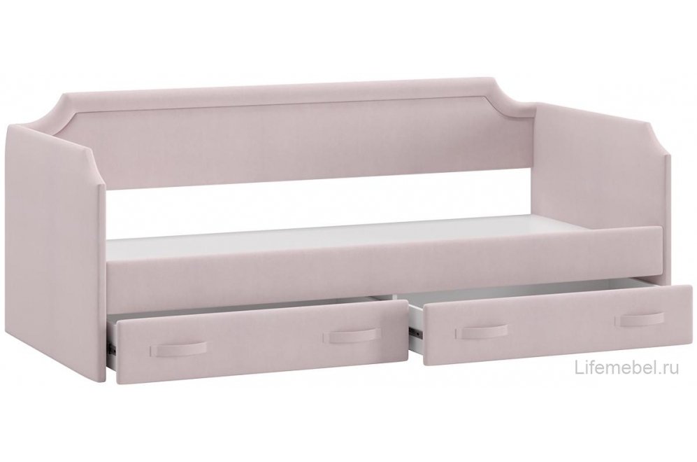 Софа Кантри ТД-308.12.02 Тип 1 90х200 велюр пудровый