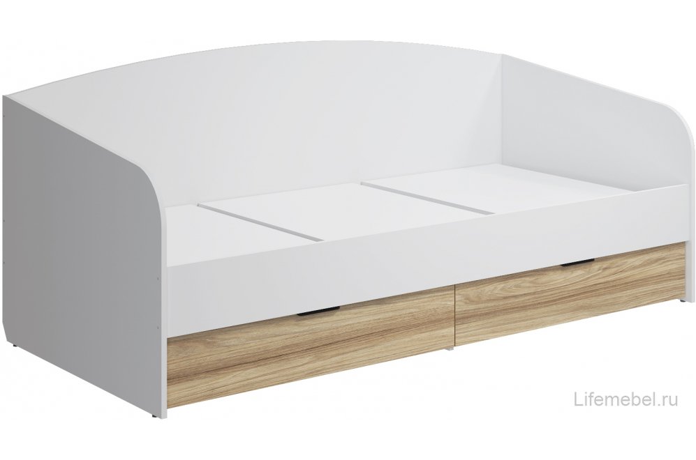 Софа Скайлайт СЛ-31К 90х200 блэквуд ячменный / белая