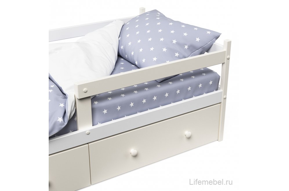 Софа Р425 80х160 белая / ваниль