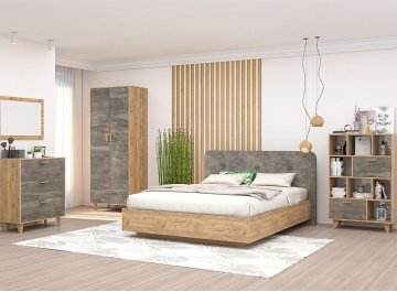 Полутораспальная кровать 031-М1