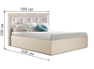 Полутораспальная кровать Амели