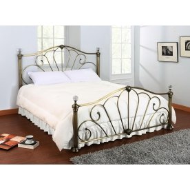 Кровать BD-95 140х200 античная медь