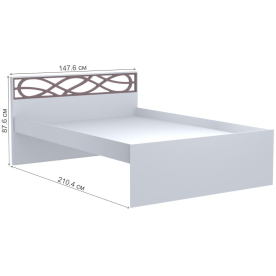 Полутораспальная кровать Саманта