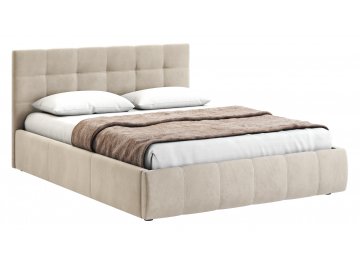 Двуспальная кровать Афродита-2 велюр bingo denim