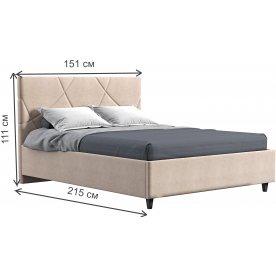 Полутораспальная кровать Амбер