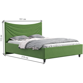 Полутораспальная кровать Бэлла