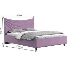 Полутораспальная кровать Бэлла